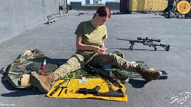 زنان نظامی اوکراینی در خط مقدم جنگ با روسیه/ عکس